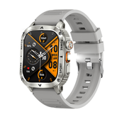 AK80 2.01" Smartwatch with Bluetooth Calling, Heart Rate Monitor, 100+ Sports Modes, Flashlight, IP Rating - Chronus